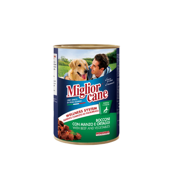 ميجليور قصب - طعام الكلاب الرطبة - 405 جم
