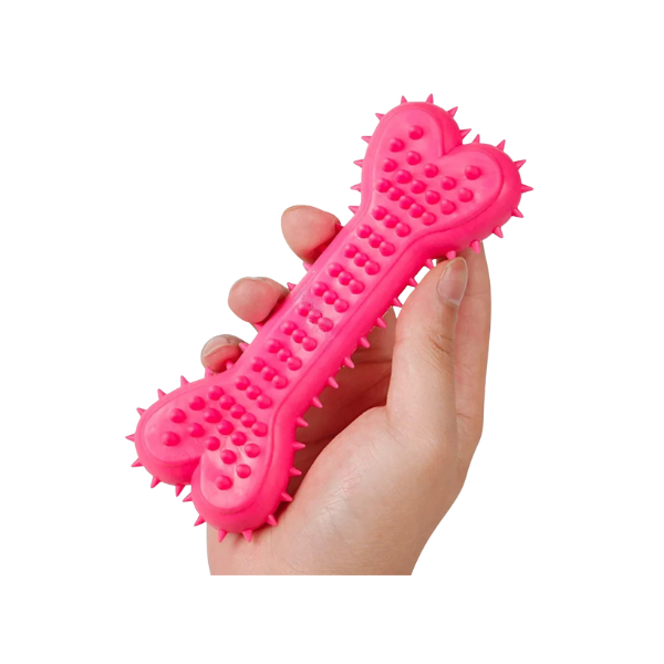 Giocattolo per cani in gomma a forma di osso