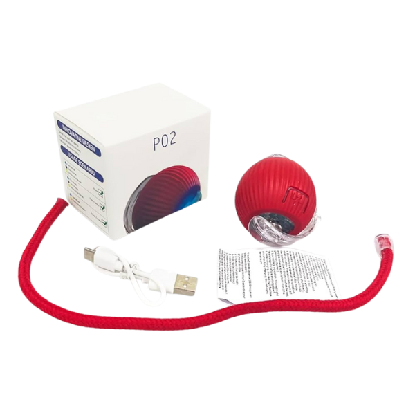 Interactive Cat Ball Toy with Rope