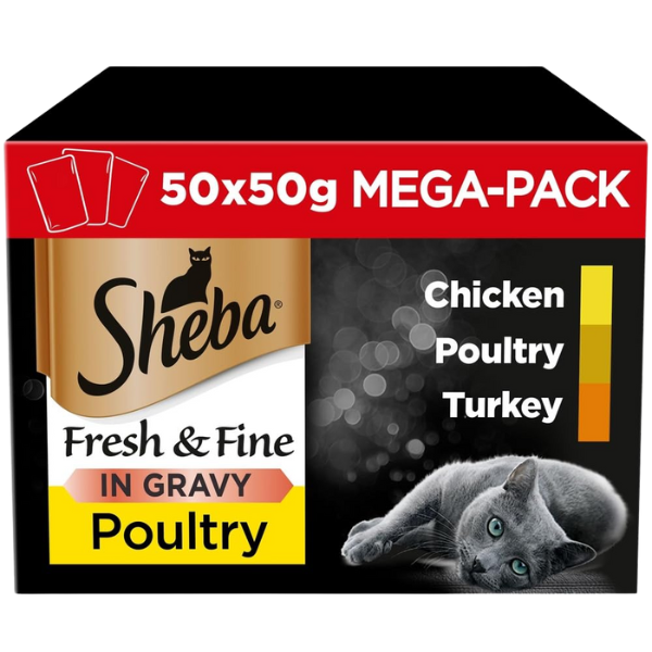 SHEBA® Fresh & Fine in Gravy - Wet Cat Food -  50g