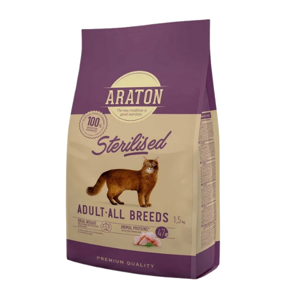 ARATON® - Dry Cat Food - Sterilised - 15 Kg