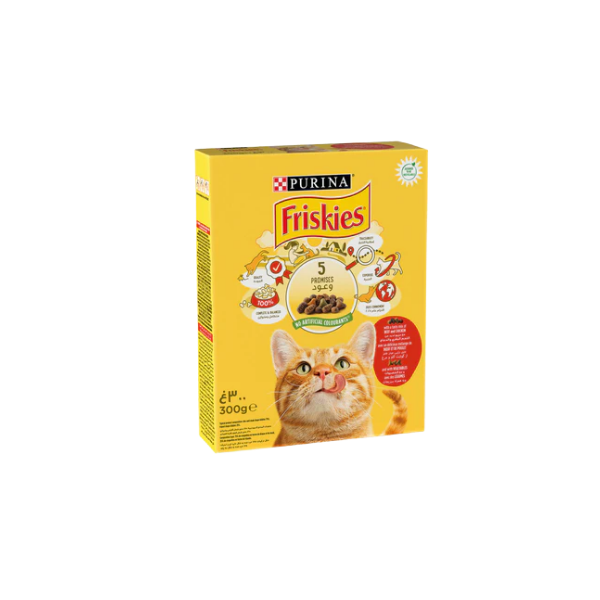 Friskies – Trockenfutter für Katzen – Rind und Huhn