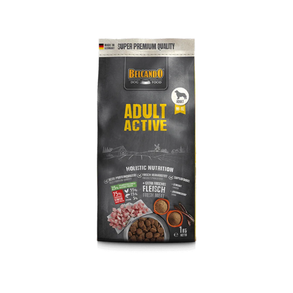 BELCANDO - Adult Active - Dry Dog Food - 4 Kg