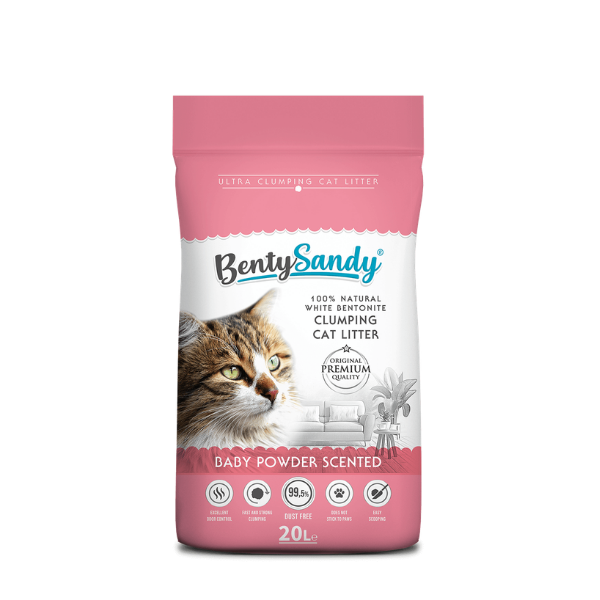 Benty Sandy - Clumping Cat Litter -  20L