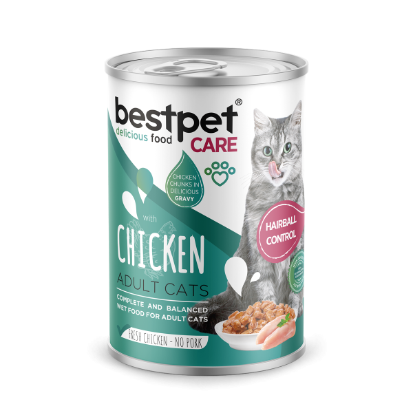 bestpet - HairBall Control - Wet Cat Food - Chunks - 400 g