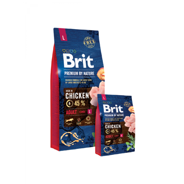 Brit - Premium by Nature - Cani di taglia grande - Cibo secco per cani - 3 kg