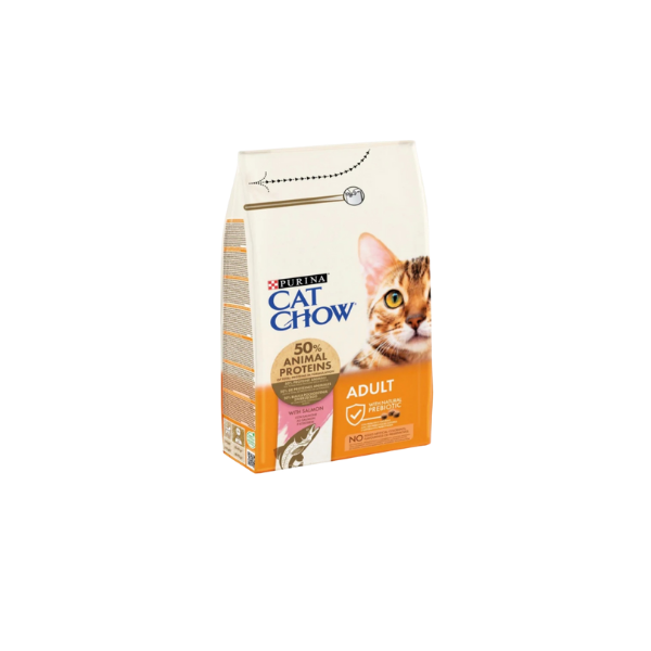 Cat Chow – Trockenfutter für Katzen – Erwachsene – Lachs – 1,5 kg