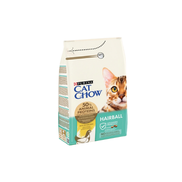 Cat Chow - Trockenfutter für Katzen - Gegen Haarballen - 1,5 kg