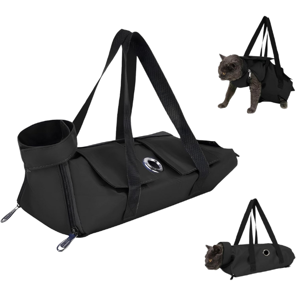 Borsa per la toelettatura e la medicazione dei gatti 