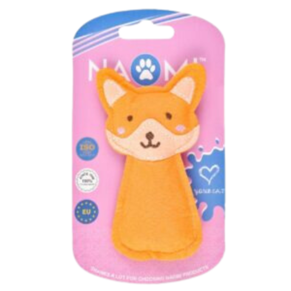 Naomi - Orange Fox Plush Cat Toy