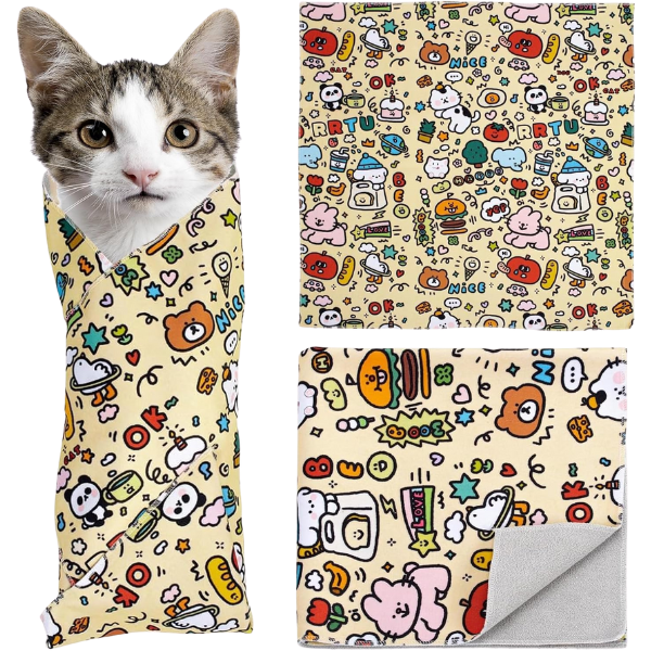 Fascia per gatti per toelettatura e medicazione 