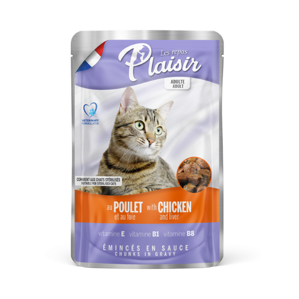 Plaisir - Katzenfutter Nass - Brocken in Soße – 100g