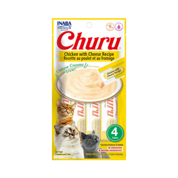 Churu - Creamy Cat Treats - 4 Tubes - 4 x 14g