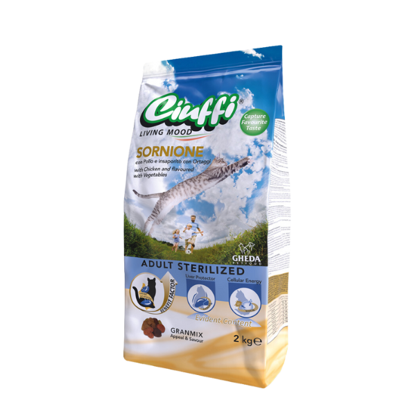 Ciuffi - Dry Cat Food - Sterilised - 15 Kg