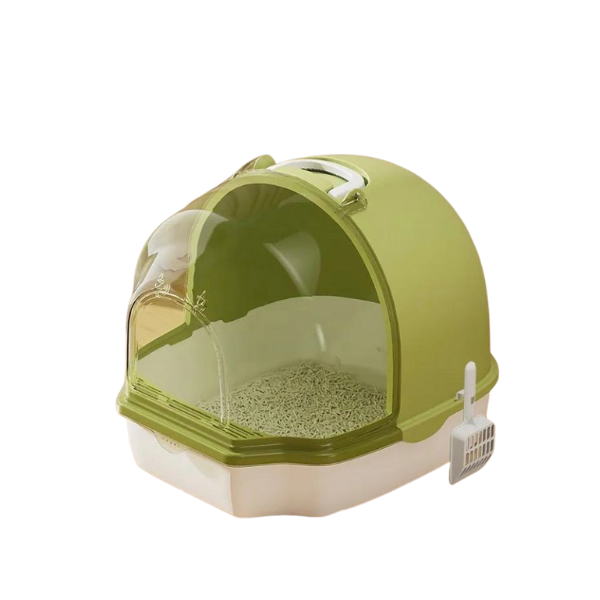 Naomi - Transparent Covered Litter Box