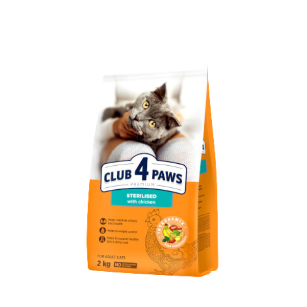 Club 4 Paws - Dry Cat Food - Sterilised