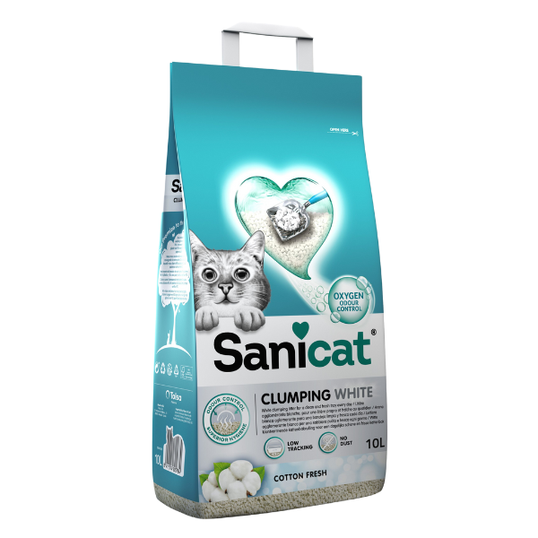 Sanicat - Clumping White Cotton Fresh