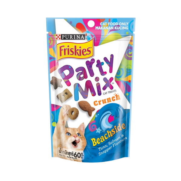 Friskies - Party Mix Crunch Classic -  Cat Treats -60g