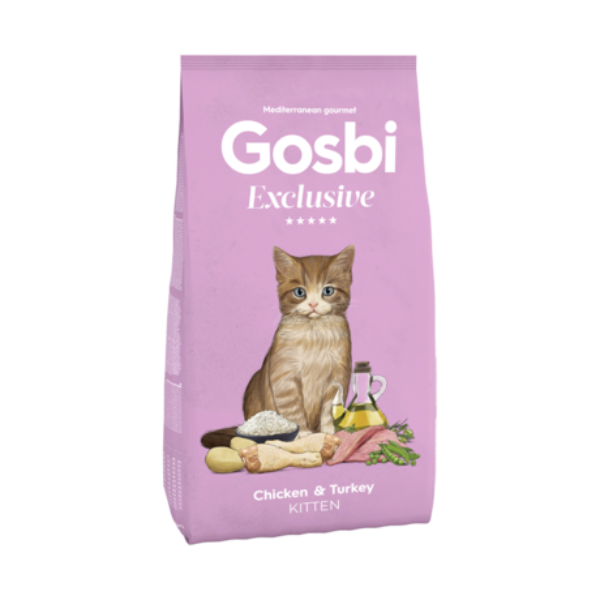 Gosbi - Exclusive - Dry Kitten Food - Chicken & Turkey