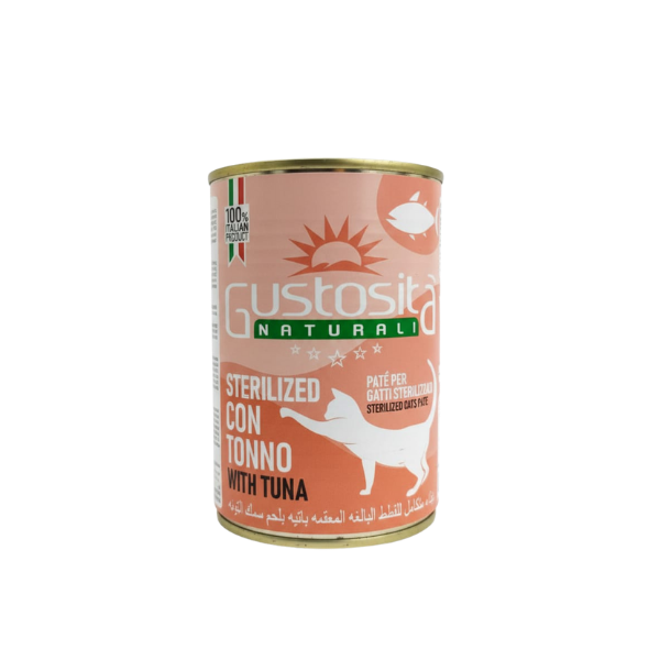 Gustosita Naturali - Cibo Umido per Gatti - Sterilizzati - Paté - 400g
