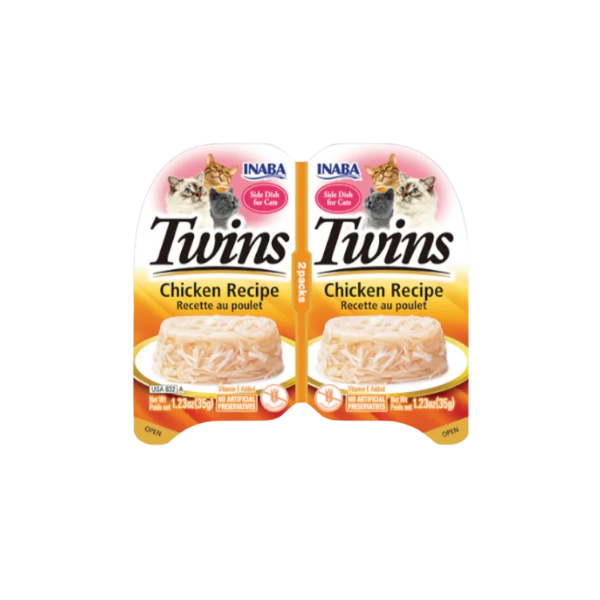 Twins - Side Dish - Cat Treats -  Chicken with Cheese - 35g x 2