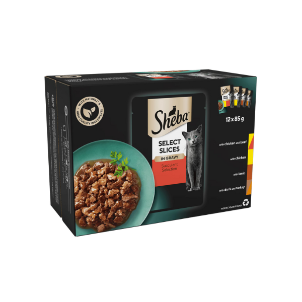 SHEBA® Select Slices in Gravy - Wet Cat Food -  85g