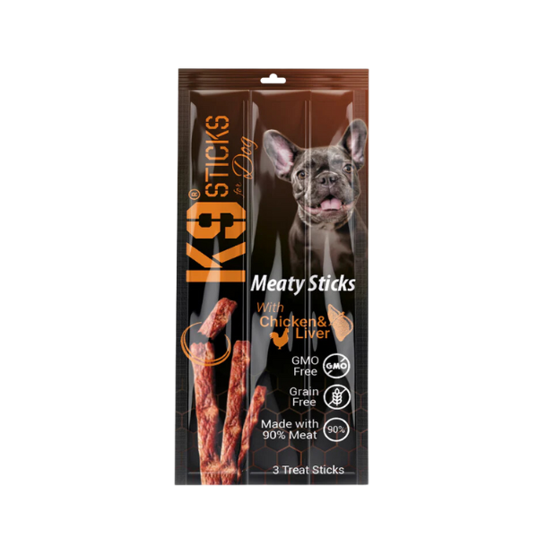 K9 - Meaty Sticks 3 Pieces - Dog Treats