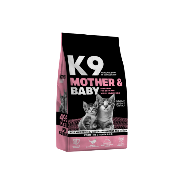 K9 – Trockenfutter für Katzen – Mutter und Baby