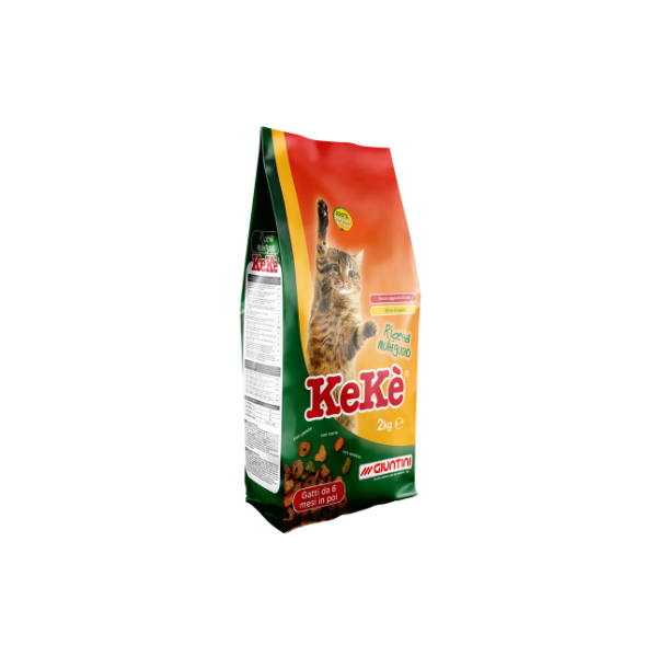 كيكي - طعام جاف للقطط - وصفة متعددة الطعم - 20 كجم