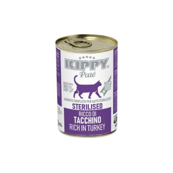 Kippy – Nassfutter für Katzen – sterilisiert – Pastete – 400 g