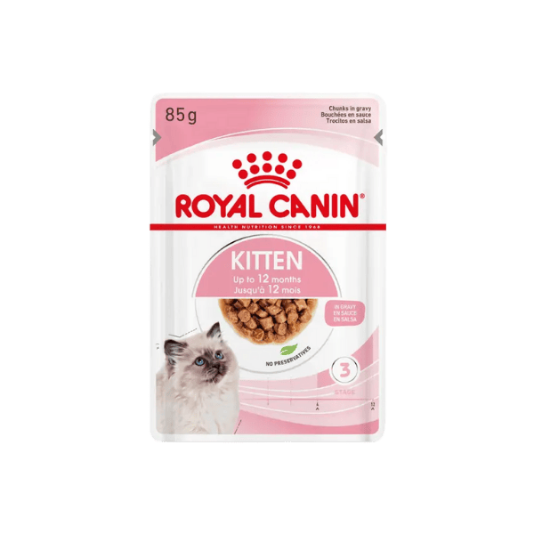 Royal Canin - Wet Kitten Food - Chunks in Gravy - 85g