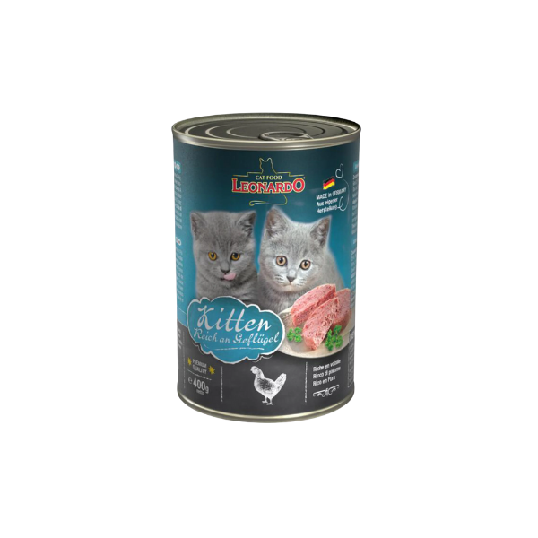 Leonardo - Wet Kitten Food - 400g