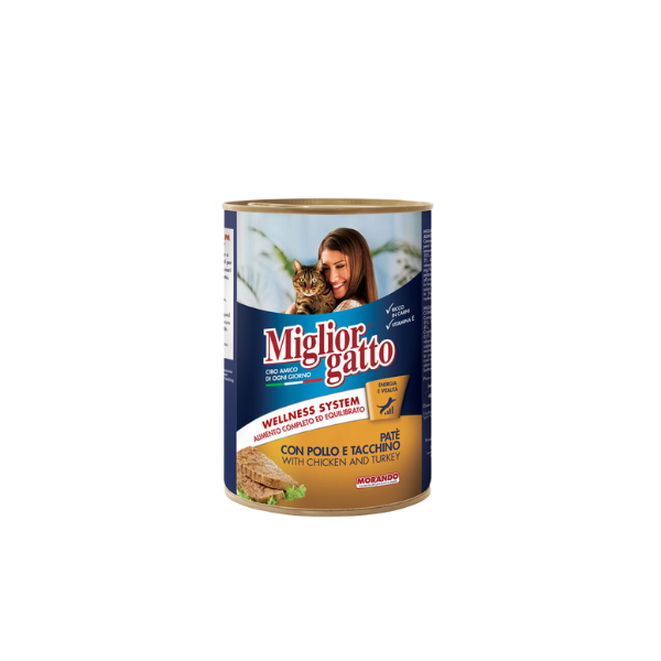 ميجليور جاتو - بات - طعام رطب للقطط - 400 جرام