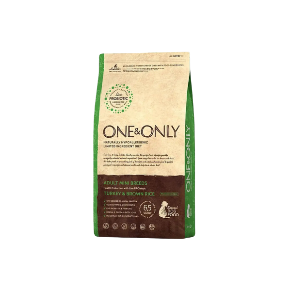 One & Only - Dry Dog Food - Mini Breeds - Turkey & Brown Rice