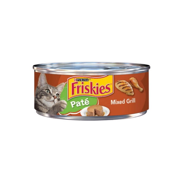 Friskies – Nassfutter für Katzen – Gemischte Grillpastete – 156 g