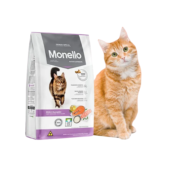 Monello - Sterilised - Turkey & Salmon - Dry Cat Food
