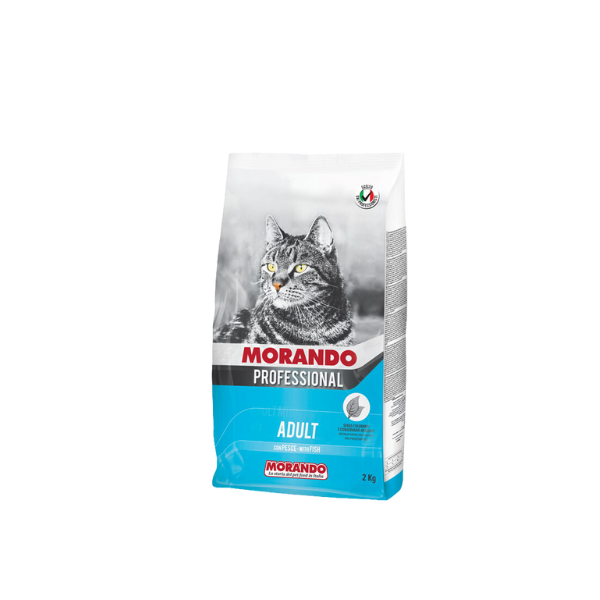 Morando - Trockenfutter für Katzen - Fisch - 2 kg