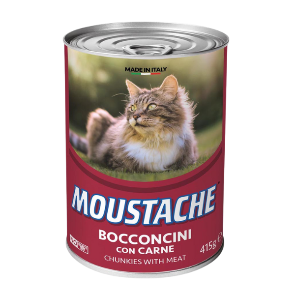 Moustache - Wet Cat Food - Chunks -  415 g