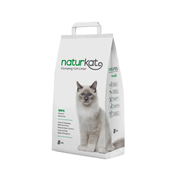 NatureKat - Sodium Bentonite - Clumping Cat Litter - 10 L