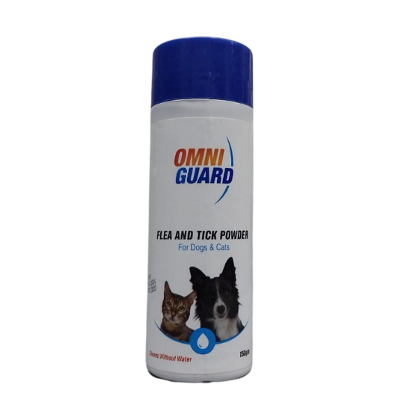 Omni Guard - Flea & Tick Powder -  Dogs & Cats - 150 g