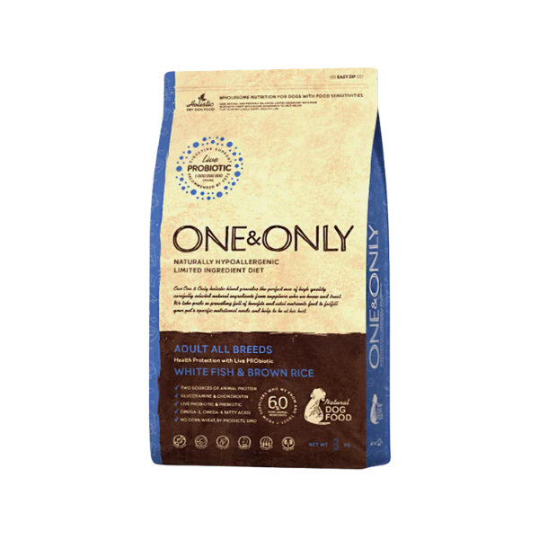 One & Only - Dry Dog Food - White Fish & Brown Rice