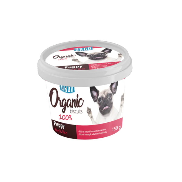 ORGO - Hundesnacks - Bio-Kekse für Welpen - 150g
