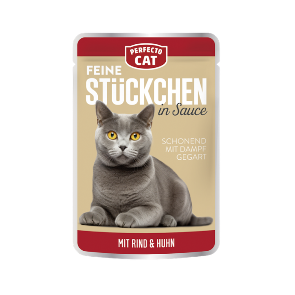 Perfecto - Fine pieces in Sauce - Wet Cat Food - 100g