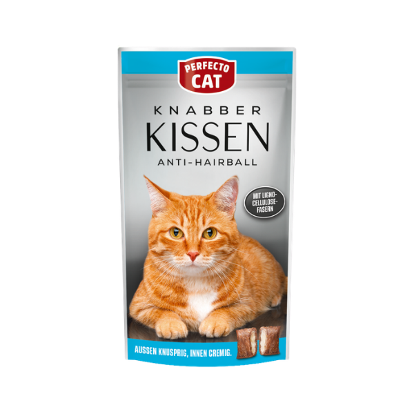 Perfecto - Cat Treats - Fine Nibbler Cushion anti HairBall - 50g