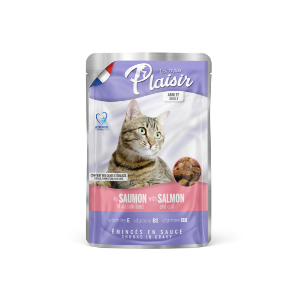 Plaisir - Wet Cat Food - Chunks  in gravy –  100g