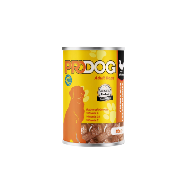 Prodog - Wet Dog Food - Chunks in Gravy - 415g
