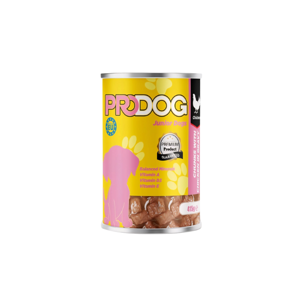 Prodog - Cibo umido per cuccioli - Bocconcini in salsa - 415 g