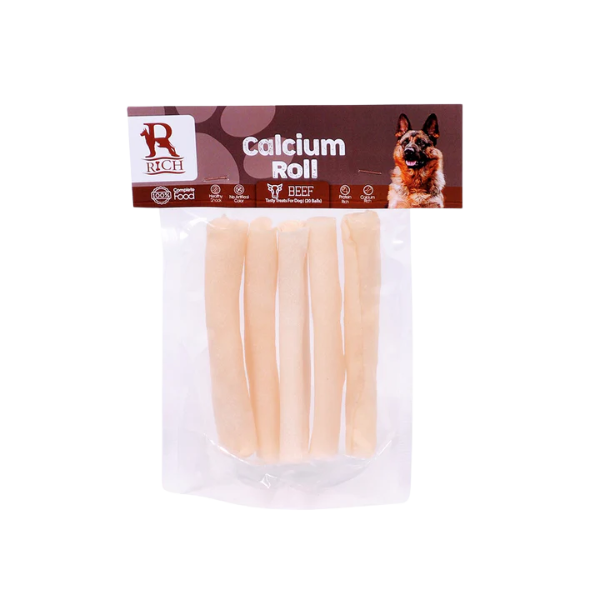 Rich - Dog Treats - Calcium Roll - 5 Rolls