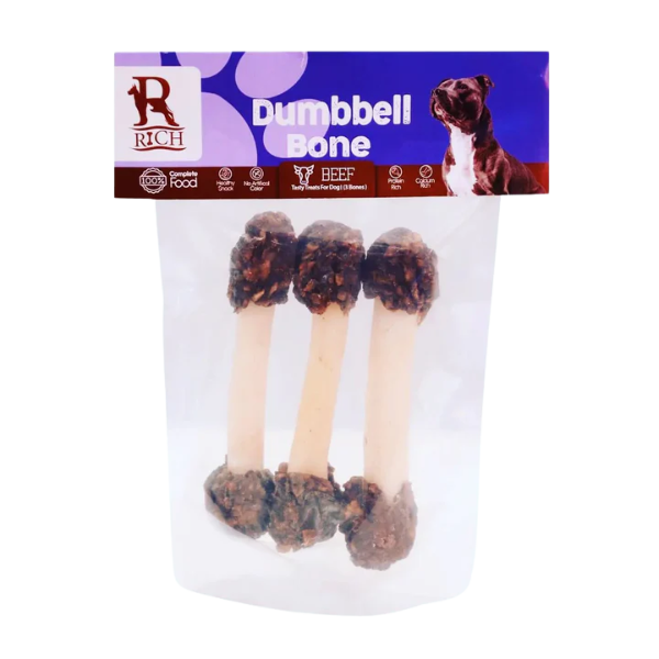 Rich - Dog Treats - Dumbbell  - 3 Bone