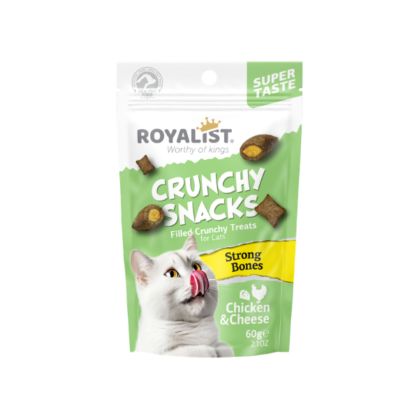 Royalist - Cat Treats - Strong Bones - Chicken & Cheese - 60g